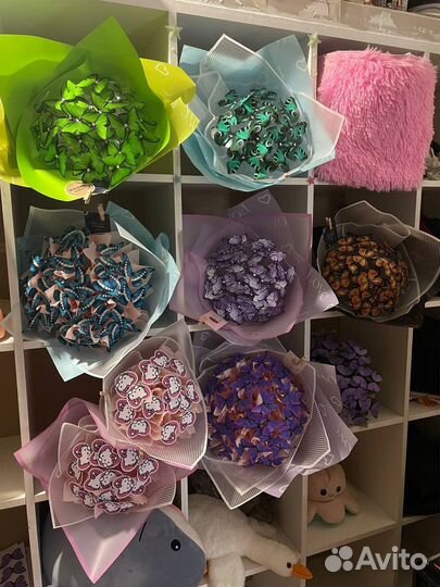 Праздничный букет из бабочек