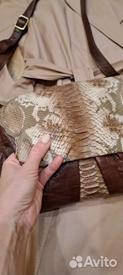 Сумочка-клатч натуральная кожа. Ручная работа