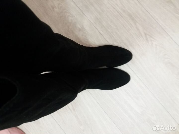 Сапоги женские зимние натуральная замша 38 размер