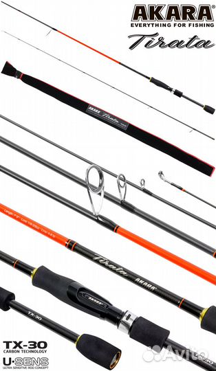Продам спиннинг Akara SL1002 Tirata TX-30