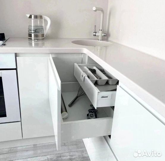 Современная кухня на заказ мдф фасады