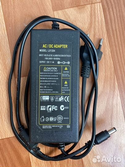 Блок питания 12v 4 ампера штекер 5,5