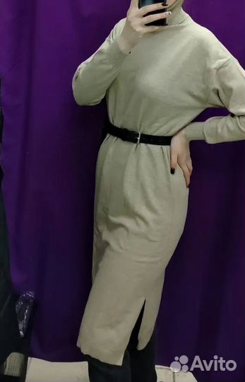 Платье трикотажное женское