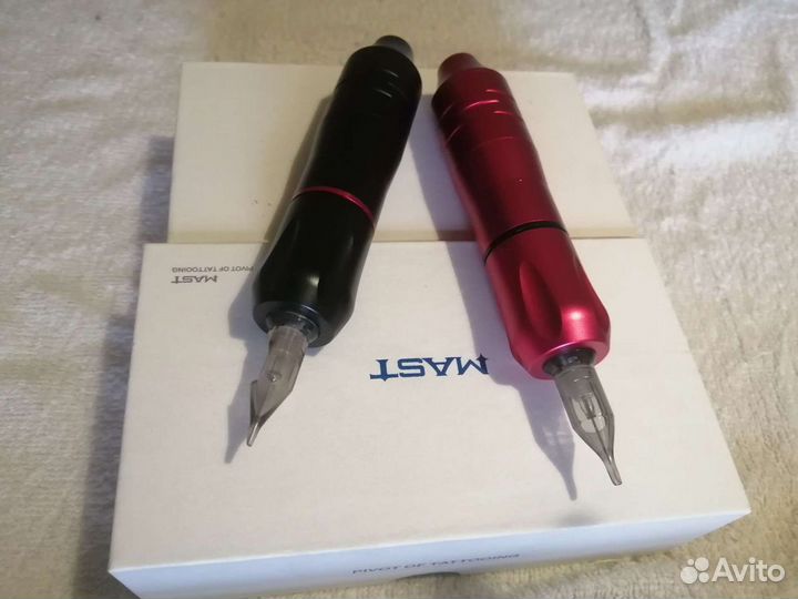 Тату машинка в наборе с блоком