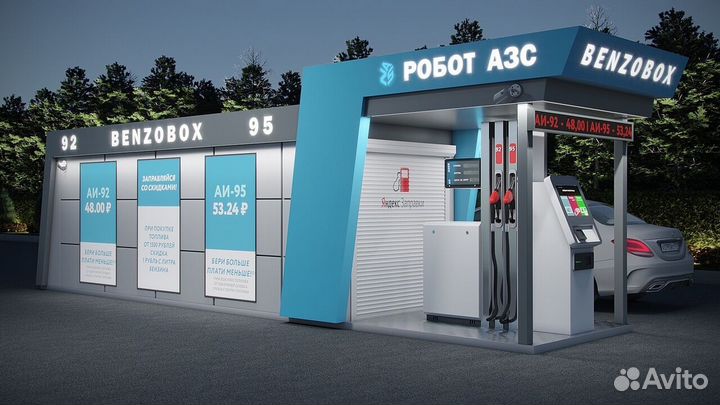 Готовый бизнес бензоробот АЗС