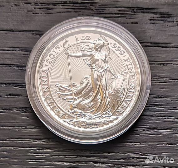 Великобритания. Юбилейная Серебра 2 фунта 2017