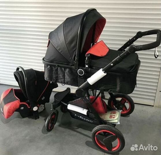 Коляска belecoo прогулка + люлька +автолюлька new