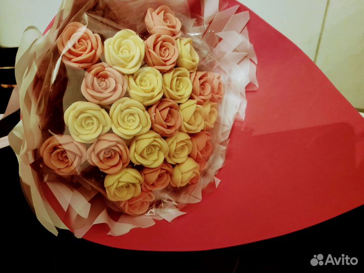 Шоколадный букет 11 роз