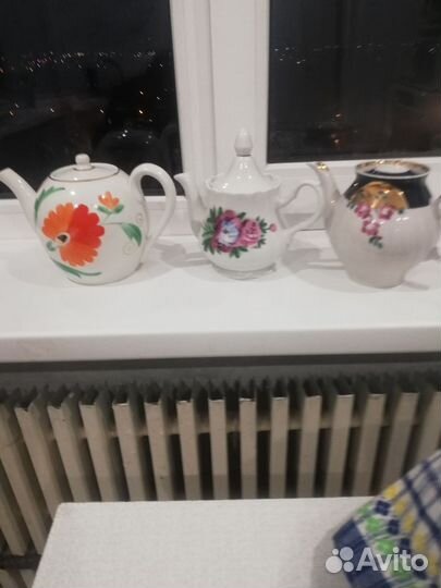 Пиалы СССР и заварочные чайники. Винтаж