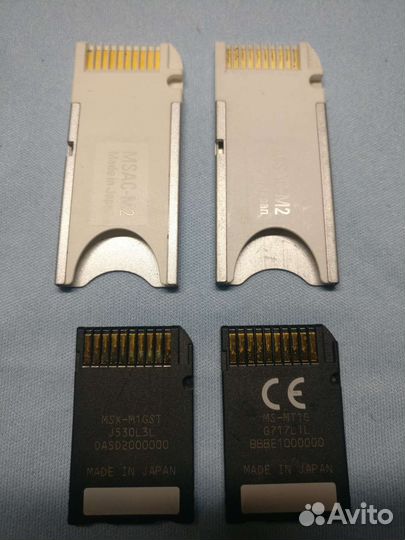 Карта памяти Sony с адаптером 1gb