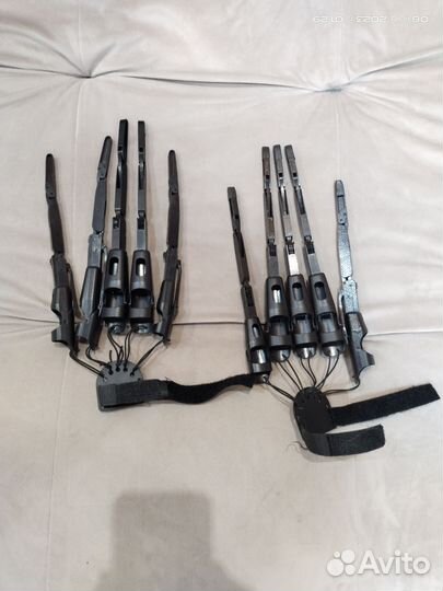 Механические удлинённые пальцы, пластиковые. Пара