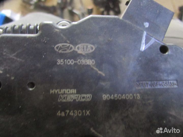 Дроссельная заслонка KIA picanto 3510003BB0