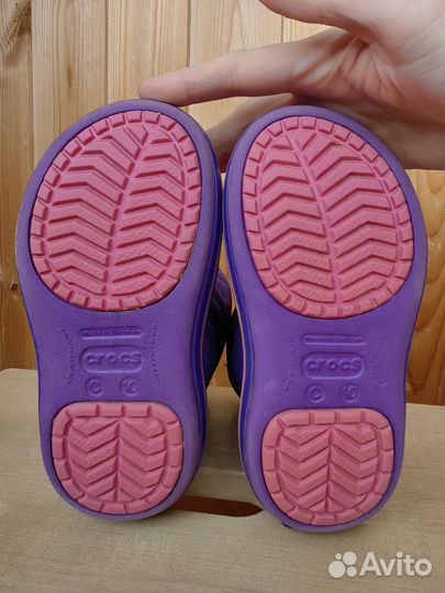 Детские резиновые сапоги crocs с10