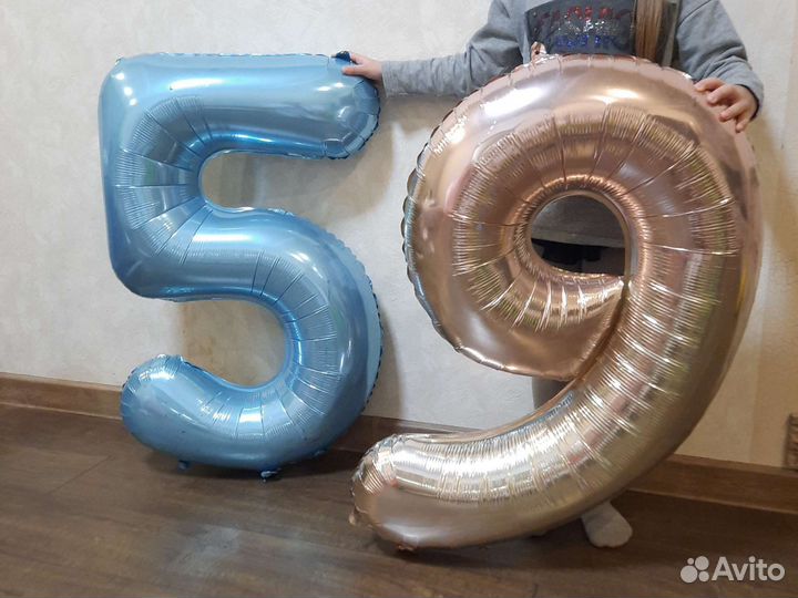 Надувной цифры 5,6,9 на день рождения