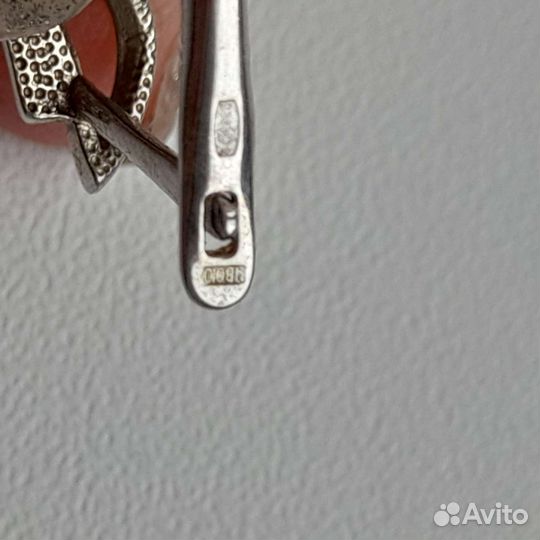 Серьги серебро