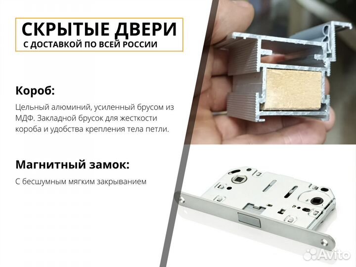 Межкомнатные двери невидимки