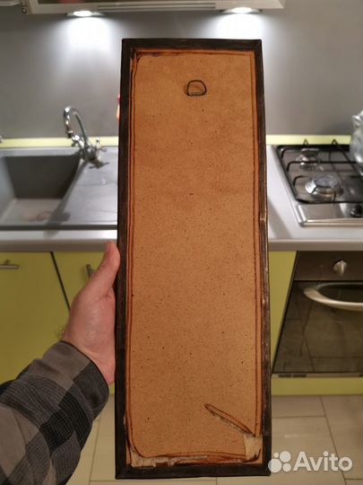 Панно чеканка Девушка времён СССР