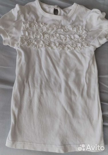 Блузка на девочку(цвет ближе к молочному)