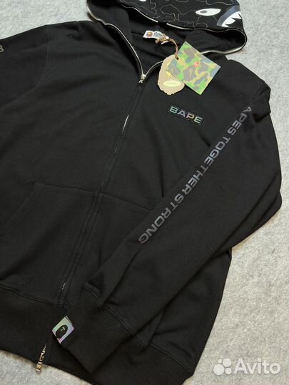 Зип худи Bape голография