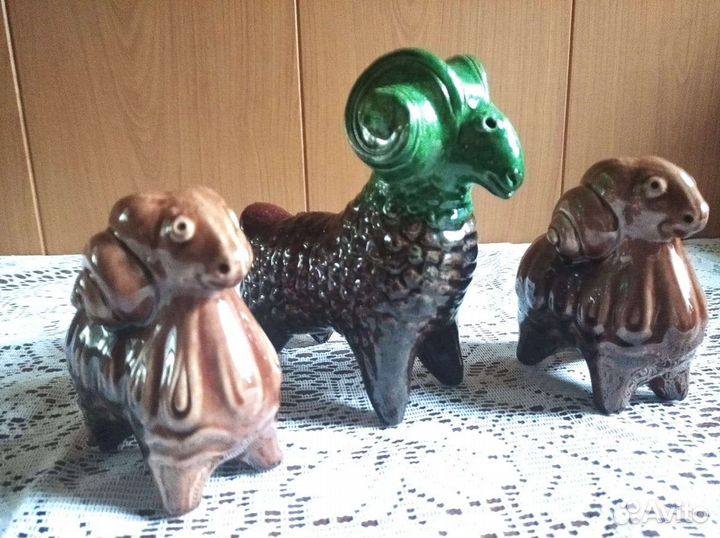 Статуэтки керамика бараны,козлики