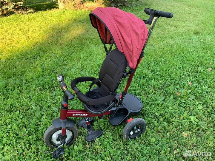 Детский велосипед с родительской ручкой