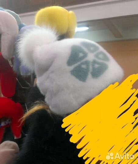 Шапка норковая женская новая
