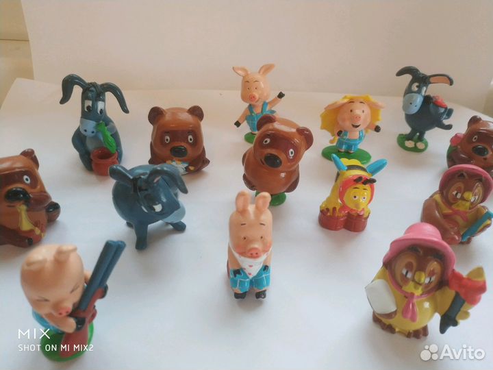 Винни пух Ландрин перевыпуск 15 игрушек+петрушка