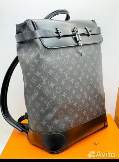 Рюкзак Louis Vuitton Steemer, кожа канва