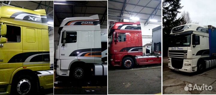 Наклейки на даф