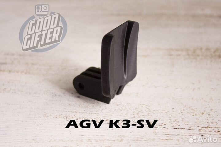 Крепление камеры GoPro на мотошлемы AGV K3-SV