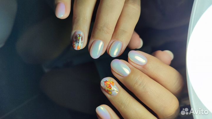 Маникюр, наращивание ногтей, педикюр на дому