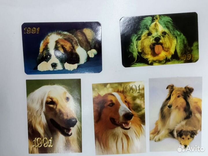 Карманные календарики Собаки, кошки