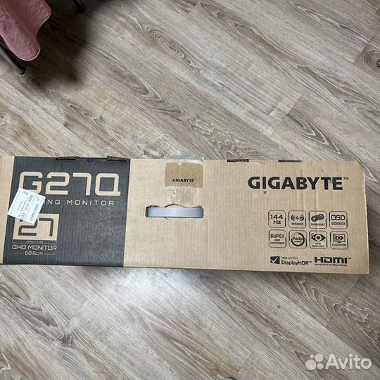 Монитор 27 gigabyte G27Q черный