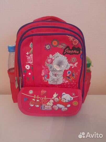 Ранец для девочки Мишка