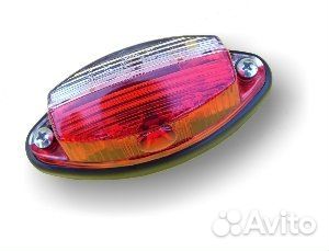 Фонарь габаритный на крыло прицепа G02 бел-красный