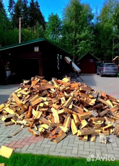 Дрова колотые сухие