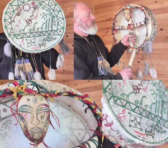 Алтайский шаманский бубен 