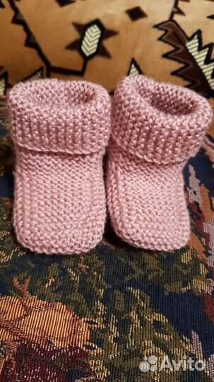 Плед детский вязаный вручную