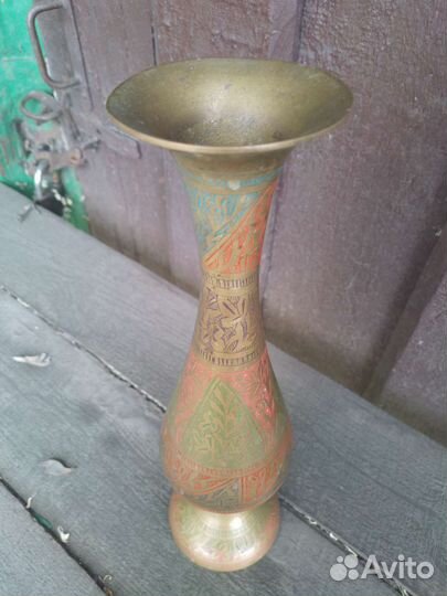 Ваза индия латунь