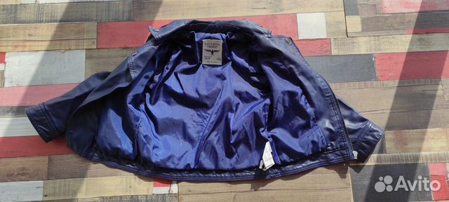 Кожаная куртка zavs kids для девочки 3-4 года 104