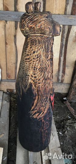 Скульптура из дерева «Велес»