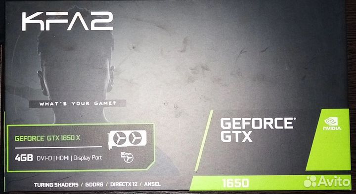 Nvidia geforce gtx 1650 kfa2