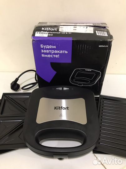 Вафельница (мультипекарь) Kitfort KT-1660 (3 В 1)