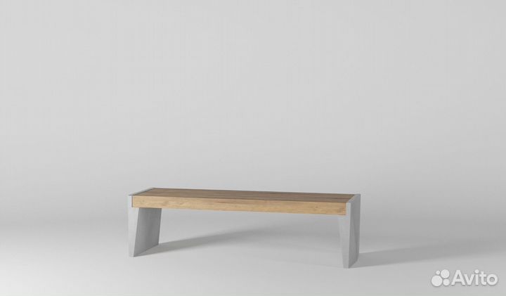 Скамейка парковая бетонная