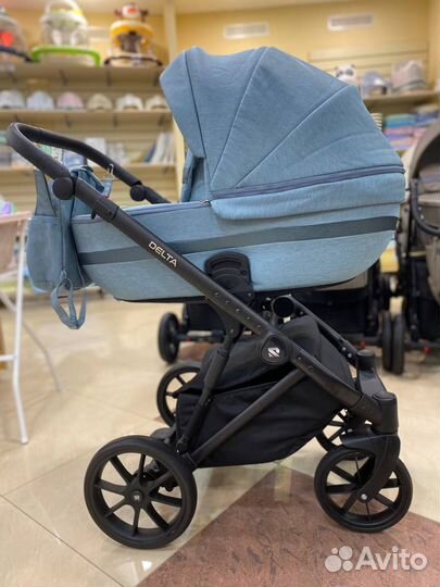 Коляска delta (2в1) (riko basic) Ocean (бирюзовый)