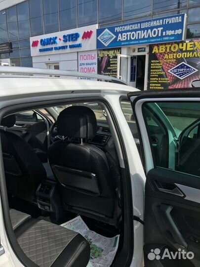 Авточехлы автопилот Тигуан 2 ромб 2020 со столик