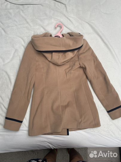 Пальто женское демисезонное 42 44 бежевое