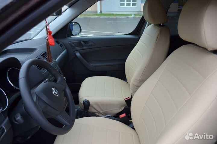 Авточехлы Skoda Yeti с 2009 из экокожи