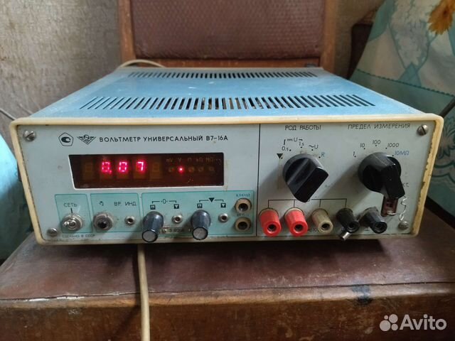 Вольтметр универсальный в7-16а купить в Москве | Хобби и отдых | Авито