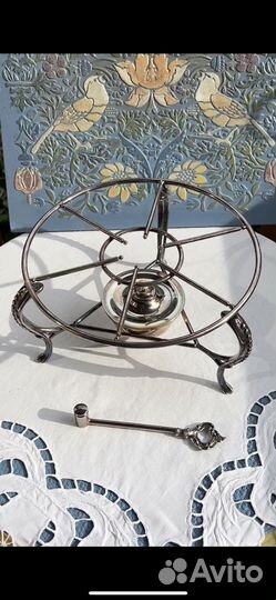 Подогрев для блюд.Серебрение.Италия